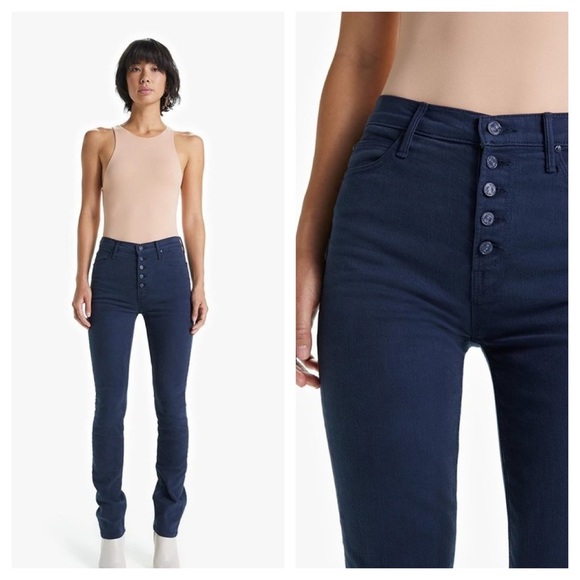 MOTHER Denim - MOTHER / NWT The Pixie Dazzler Indigo blue  Jeans